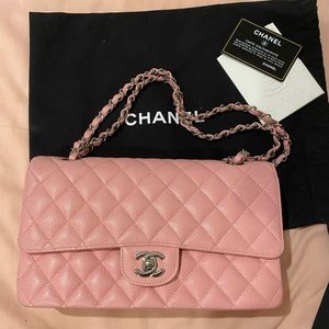 ❌SOLD❌ CHANEL Pink Caviar Classic Double Flap